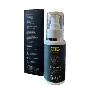 Fast absorbing sunscreen with niacinamide – no white cast