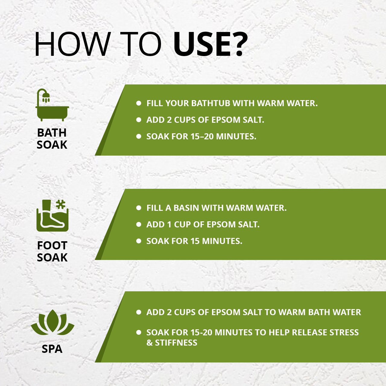 How to use Gameonglow Epsom Salt